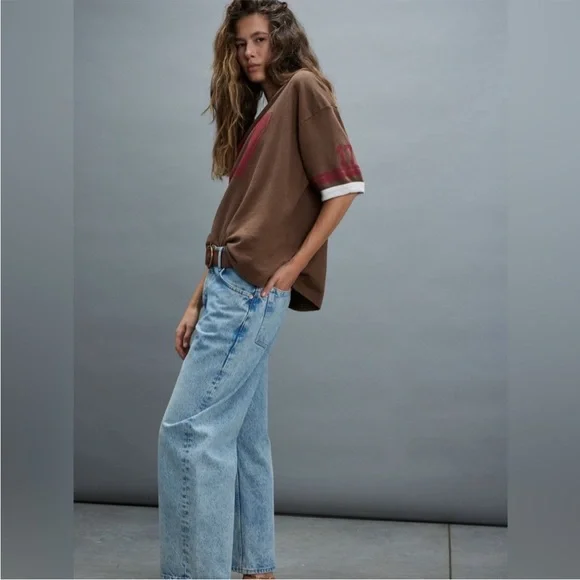 Free People x Ragabond Lost and Found Ringer Tee Size Small - Picture 4 of 8